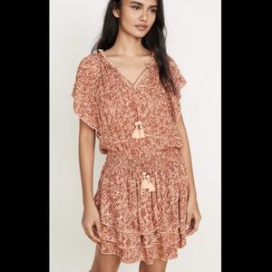NEW Poupette St. Barth Elsa Printed Layered Dress